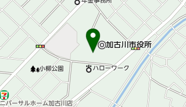 加古川市役所 トイレの地図画像