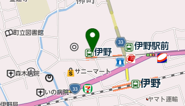 土佐電気鉄道 伊野待合所 トイレの地図画像