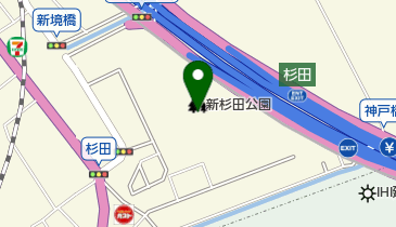 新杉田公園レストハウス トイレの地図画像