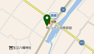 よってこ四季犀館 トイレの地図画像