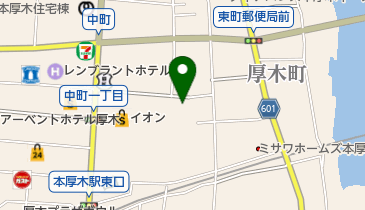 厚木パートナーセンター トイレの地図画像