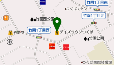 デイズタウンつくば トイレの地図画像