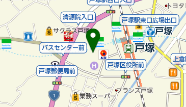 トツカーナモール 1階 トイレの地図画像