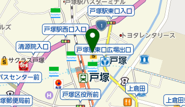 戸塚東急プラザ トイレの地図画像