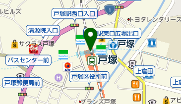 JR 戸塚駅 橋上改札内 トイレの地図画像