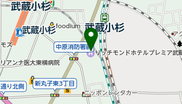 リッチモンドホテルプレミアム武蔵小杉 トイレの地図画像
