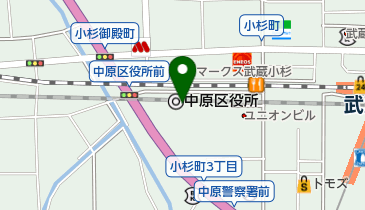 中原区役所 2F トイレの地図画像