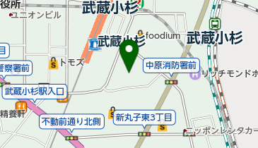 中原市民館 トイレの地図画像