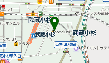 Foodium 武蔵小杉 トイレの地図画像