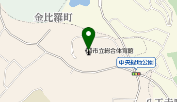 北九州市立総合体育館 トイレの地図画像