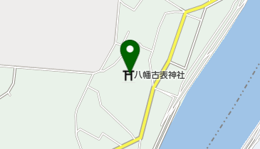 八幡古表神社 トイレの地図画像