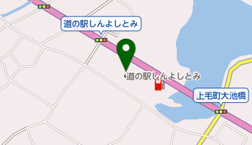 道の駅 しんよしとみ トイレの地図画像