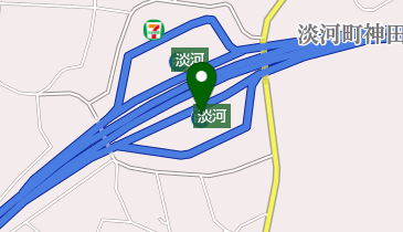 淡河PA 下り トイレの地図画像