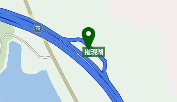 権現湖PA 上り トイレの地図画像