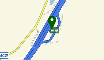 白鳥PA 下り トイレの地図画像