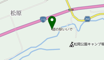 道の駅 いいで トイレの地図画像