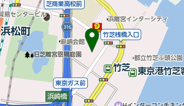 東京都立産業貿易センター トイレの地図画像