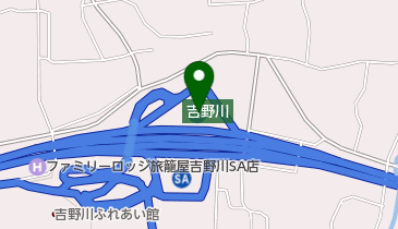 吉野川SA 上り トイレの地図画像