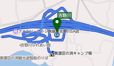 吉野川SA 下り トイレの地図画像