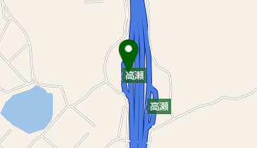 高瀬PA 上り トイレの地図画像