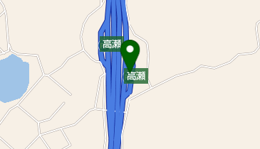 高瀬PA 下り トイレの地図画像