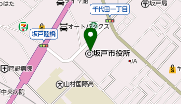 坂戸市役所 トイレの地図画像