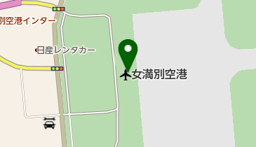 女満別空港 トイレの地図画像