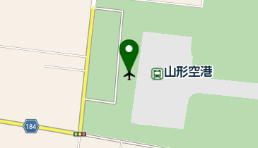 山形空港 トイレの地図画像