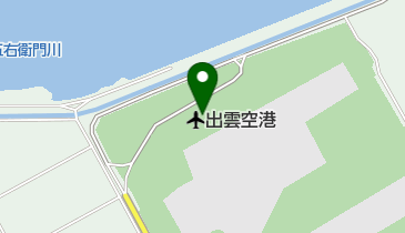 出雲空港 トイレの地図画像
