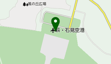 石見空港 トイレの地図画像