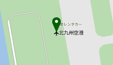 北九州空港 トイレの地図画像