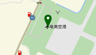 奄美空港 トイレの地図画像