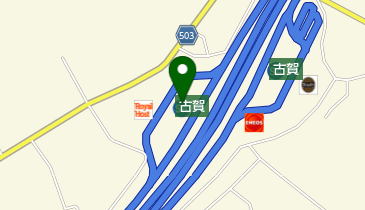 古賀SA 上り トイレの地図画像
