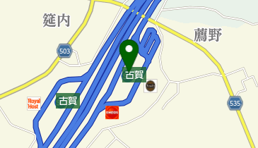 古賀SA 下り トイレの地図画像