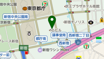 新宿NSビル 1F トイレの地図画像