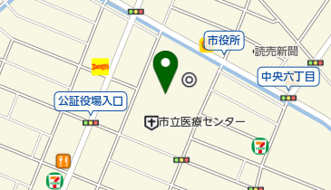 春日部市役所 別館1階 トイレの地図画像