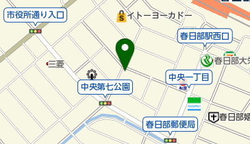 春日部中央町第4公園 トイレの地図画像