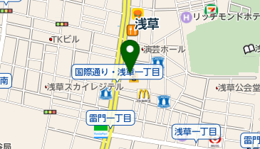 浅草ROX3 トイレの地図画像