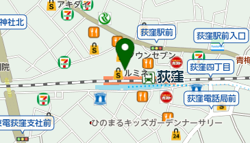 荻窪ルミネ トイレの地図画像