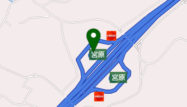 宮原SA 上り トイレの地図画像