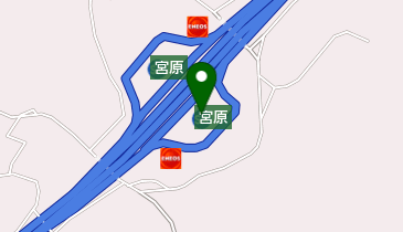 宮原SA 下り トイレの地図画像