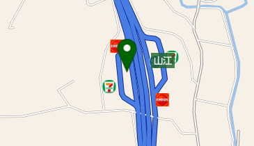 山江SA 上り トイレの地図画像