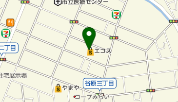 エコス 春日部中央店 トイレの地図画像