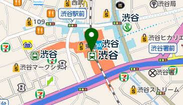 東京メトロ 副都心線 渋谷駅1 トイレの地図画像