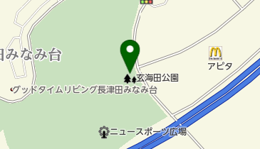 玄海田公園 レストハウス トイレの地図画像