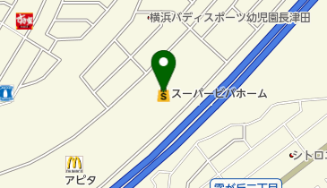 スーパービバホーム 長津田店 トイレの地図画像