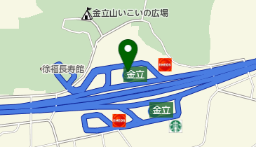 金立SA 上り トイレの地図画像