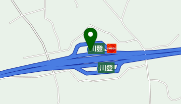 川登SA 上り トイレの地図画像