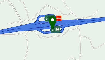 川登SA 下り トイレの地図画像
