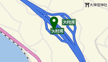 大村湾PA 上り トイレの地図画像